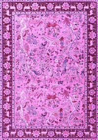 Animal Purple Traditional Rug, tr4613pur