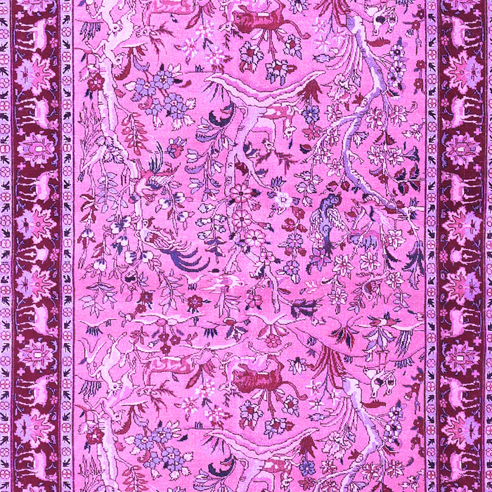 Animal Purple Traditional Rug, tr4613pur