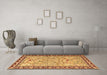 Machine Washable Animal Brown Traditional Rug in a Living Room,, wshtr4613brn