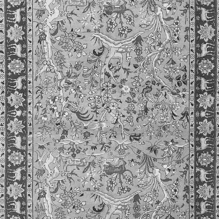 Animal Gray Traditional Rug, tr4613gry