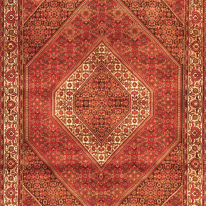 Medallion Orange Traditional Rug, tr4614org