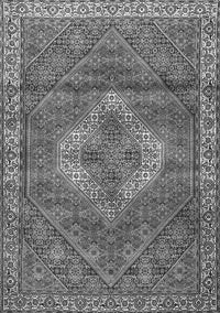 Medallion Gray Traditional Rug, tr4614gry