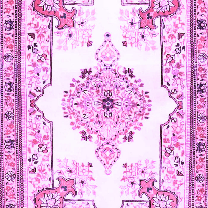 Medallion Purple Traditional Rug, tr4615pur