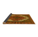 Sideview of Medallion Yellow Traditional Rug, tr4616yw