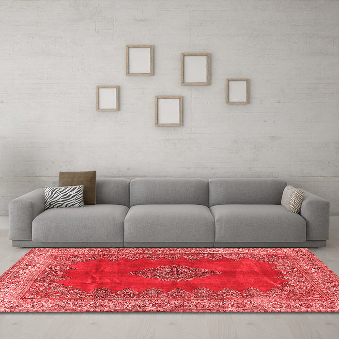 Traditional Red Washable Rugs