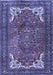 Persian Blue Traditional Rug, tr4618blu