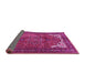 Sideview of Persian Pink Traditional Rug, tr4618pnk