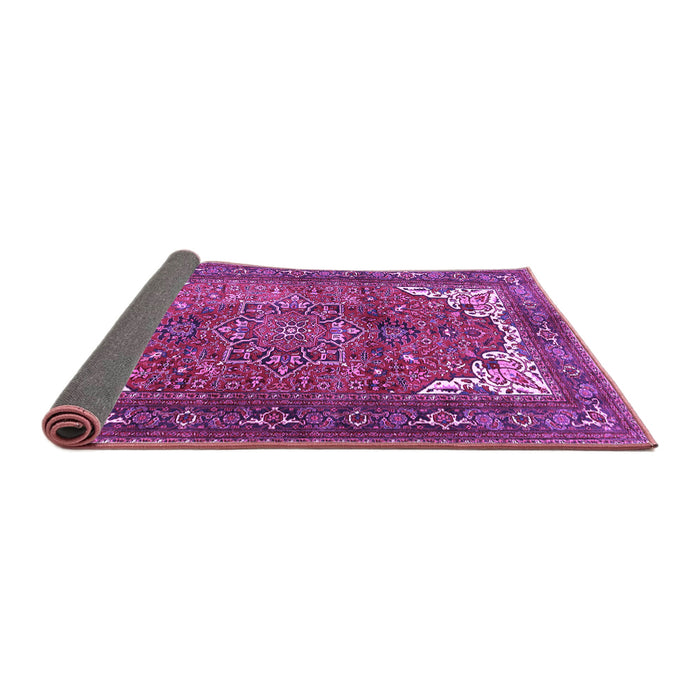 Sideview of Persian Purple Traditional Rug, tr4618pur
