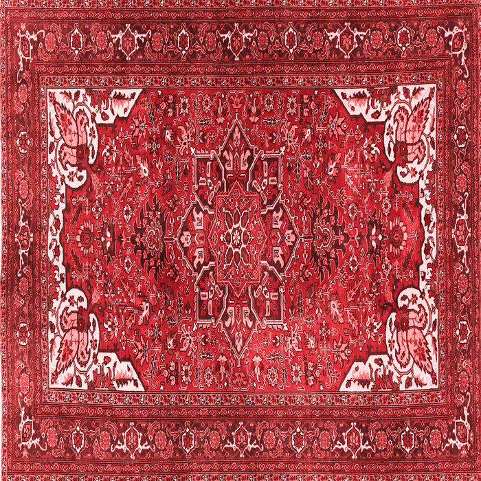 Machine Washable Persian Red Traditional Rug, wshtr4618red