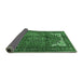 Sideview of Persian Emerald Green Traditional Rug, tr4618emgrn