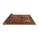 Sideview of Persian Brown Traditional Rug, tr4618brn