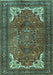 Persian Turquoise Traditional Rug, tr4618turq