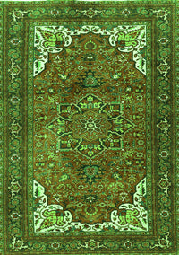 Persian Green Traditional Rug, tr4618grn