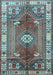 Persian Light Blue Traditional Rug, tr4619lblu