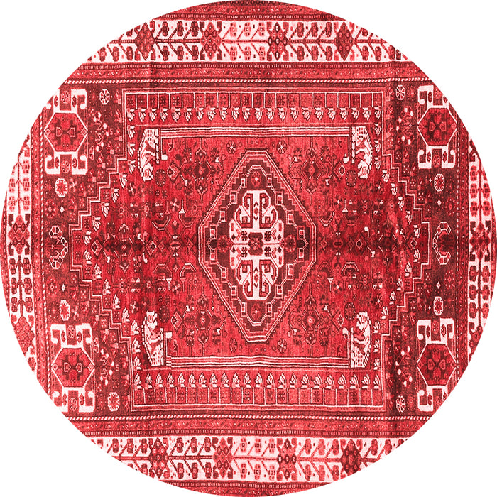 Machine Washable Persian Red Traditional Rug, wshtr4619red