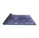 Sideview of Persian Blue Traditional Rug, tr4619blu