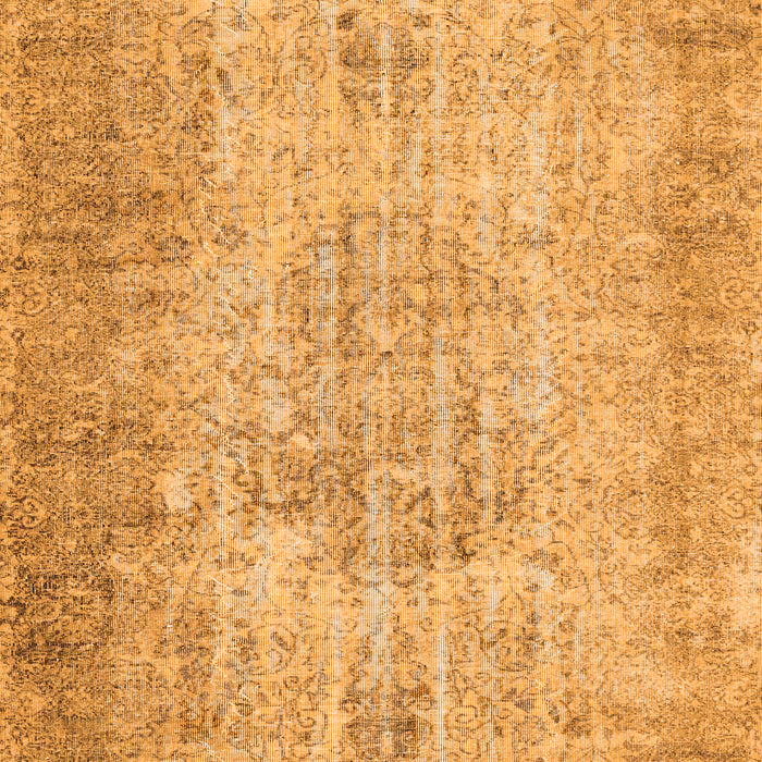 Serging Thickness of Machine Washable Persian Orange Traditional Area Rugs, wshtr461org