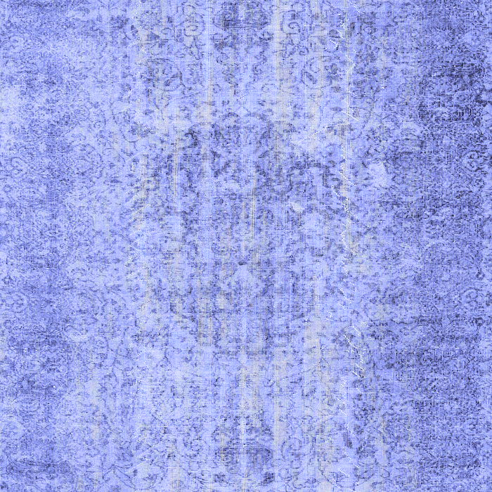 Machine Washable Persian Blue Traditional Rug, wshtr461blu