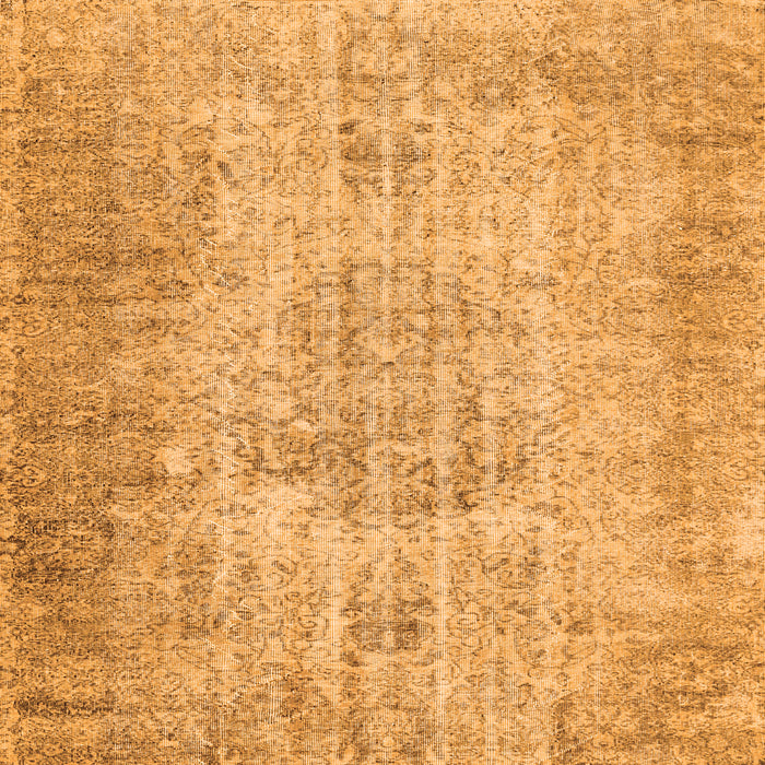 Serging Thickness of Persian Orange Traditional Rug, tr461org