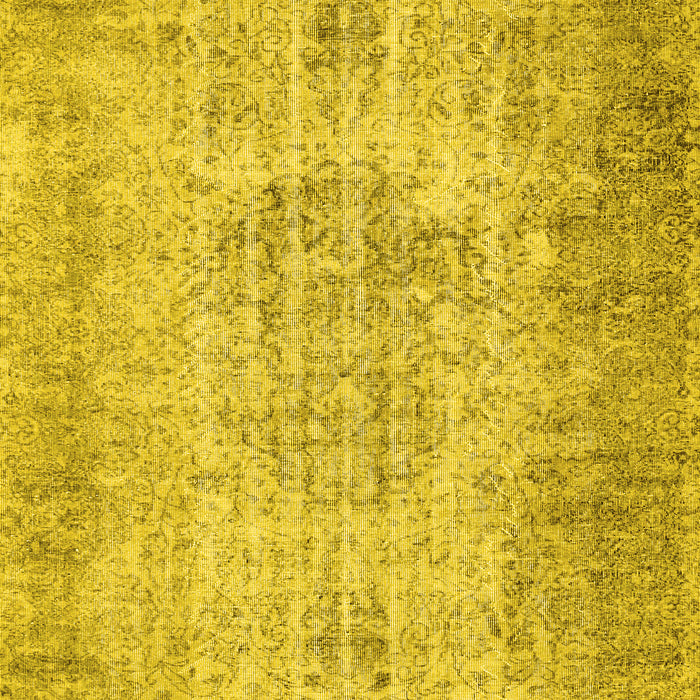 Machine Washable Persian Yellow Traditional Rug, wshtr461yw