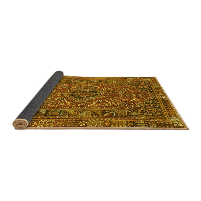 Sideview of Persian Yellow Traditional Rug, tr4620yw