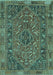 Persian Turquoise Traditional Rug, tr4620turq