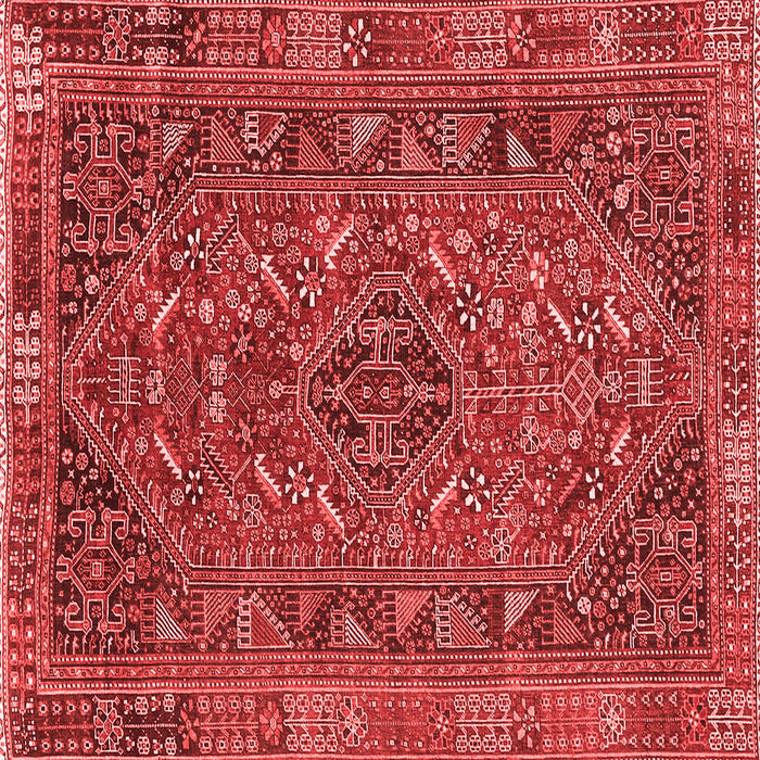 Machine Washable Persian Red Traditional Rug, wshtr4620red