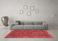 Machine Washable Persian Red Traditional Rug, wshtr4620red