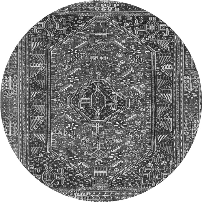 Square Persian Gray Traditional Rug, tr4620gry