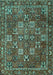 Persian Turquoise Traditional Rug, tr4621turq