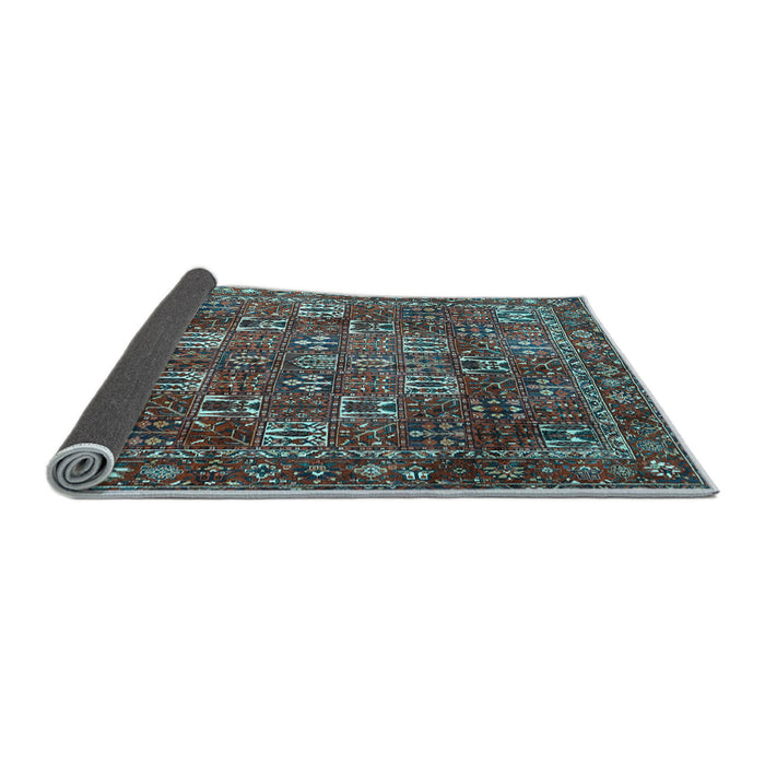Sideview of Persian Light Blue Traditional Rug, tr4621lblu