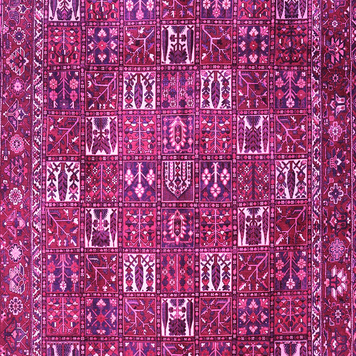 Machine Washable Persian Pink Traditional Rug, wshtr4621pnk