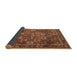 Sideview of Persian Brown Traditional Rug, tr4621brn