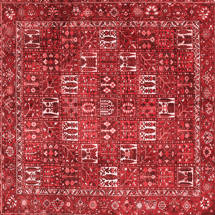 Machine Washable Persian Red Traditional Rug, wshtr4621red