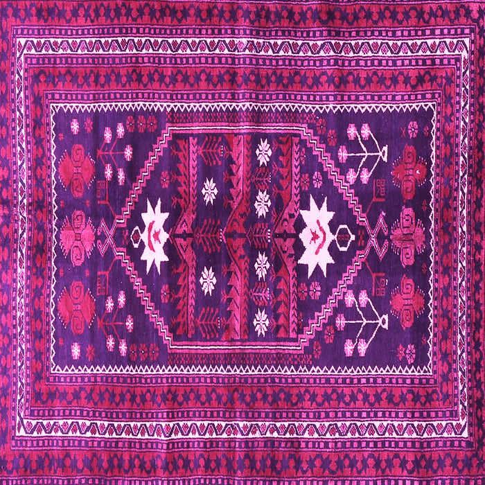 Square Persian Pink Traditional Rug, tr4622pnk