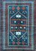 Persian Light Blue Traditional Rug, tr4622lblu