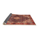 Sideview of Traditional Sunrise Orange Persian Rug, tr4623