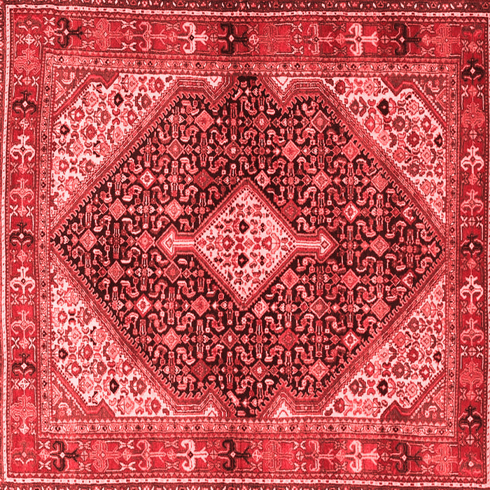 Machine Washable Persian Red Traditional Rug, wshtr4623red