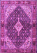 Machine Washable Persian Purple Traditional Area Rugs, wshtr4623pur