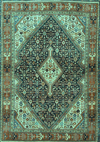 Persian Turquoise Traditional Rug, tr4623turq