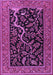 Machine Washable Persian Purple Traditional Area Rugs, wshtr4624pur