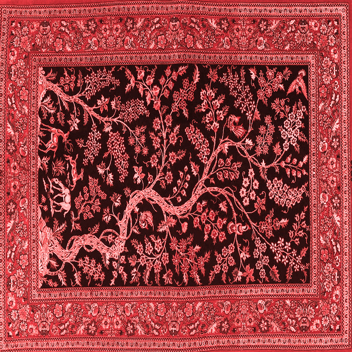Machine Washable Persian Red Traditional Rug, wshtr4624red