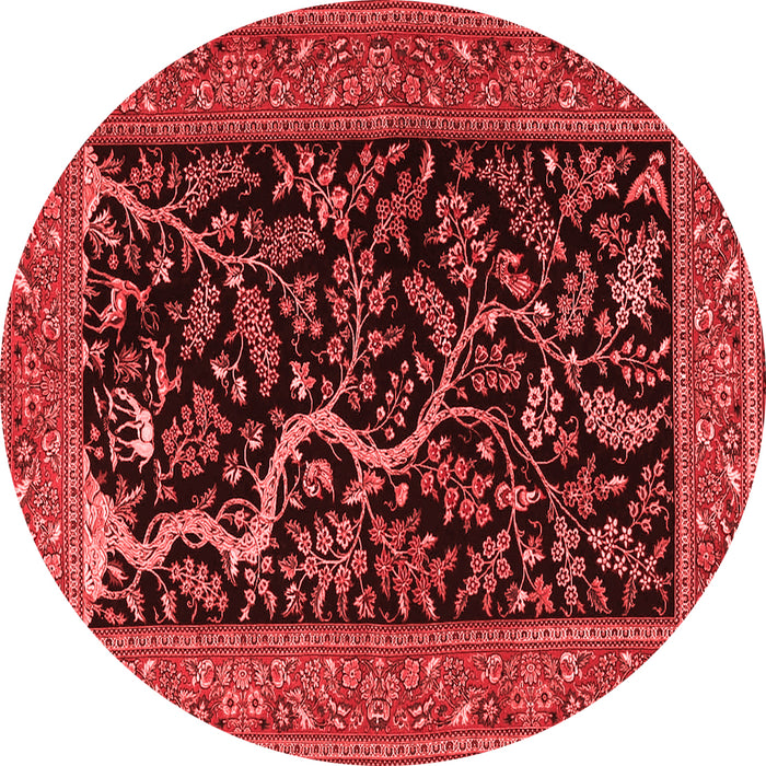 Machine Washable Persian Red Traditional Rug, wshtr4624red