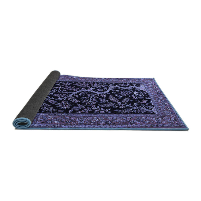 Sideview of Persian Blue Traditional Rug, tr4624blu