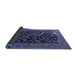 Sideview of Persian Blue Traditional Rug, tr4624blu