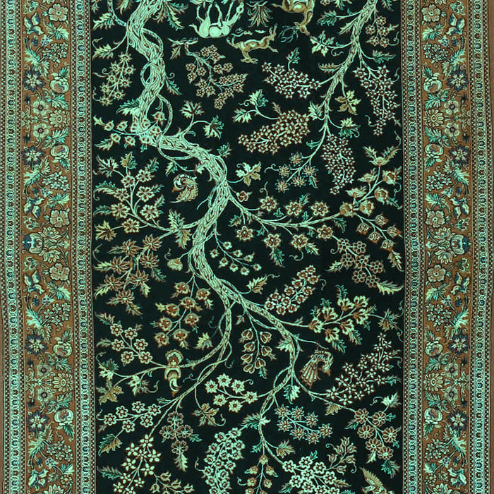 Persian Turquoise Traditional Rug, tr4624turq