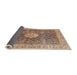 Sideview of Traditional Brown Medallion Rug, tr4625