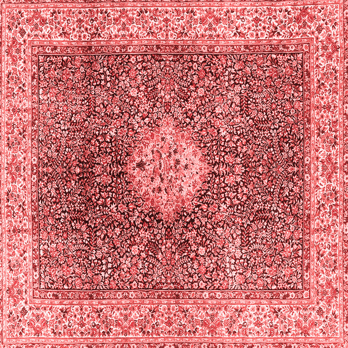 Medallion Red Traditional Rug, tr4625red