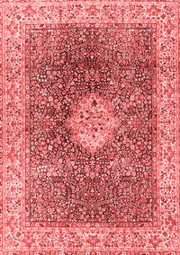 Medallion Red Traditional Rug, tr4625red