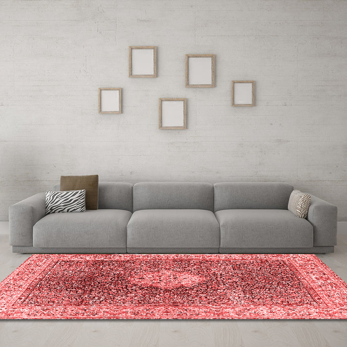 Traditional Red Washable Rugs